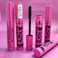 ریمل اسنس صورتی صد در صد اصل و اورجینال essence I love extreme crazy volume mascara