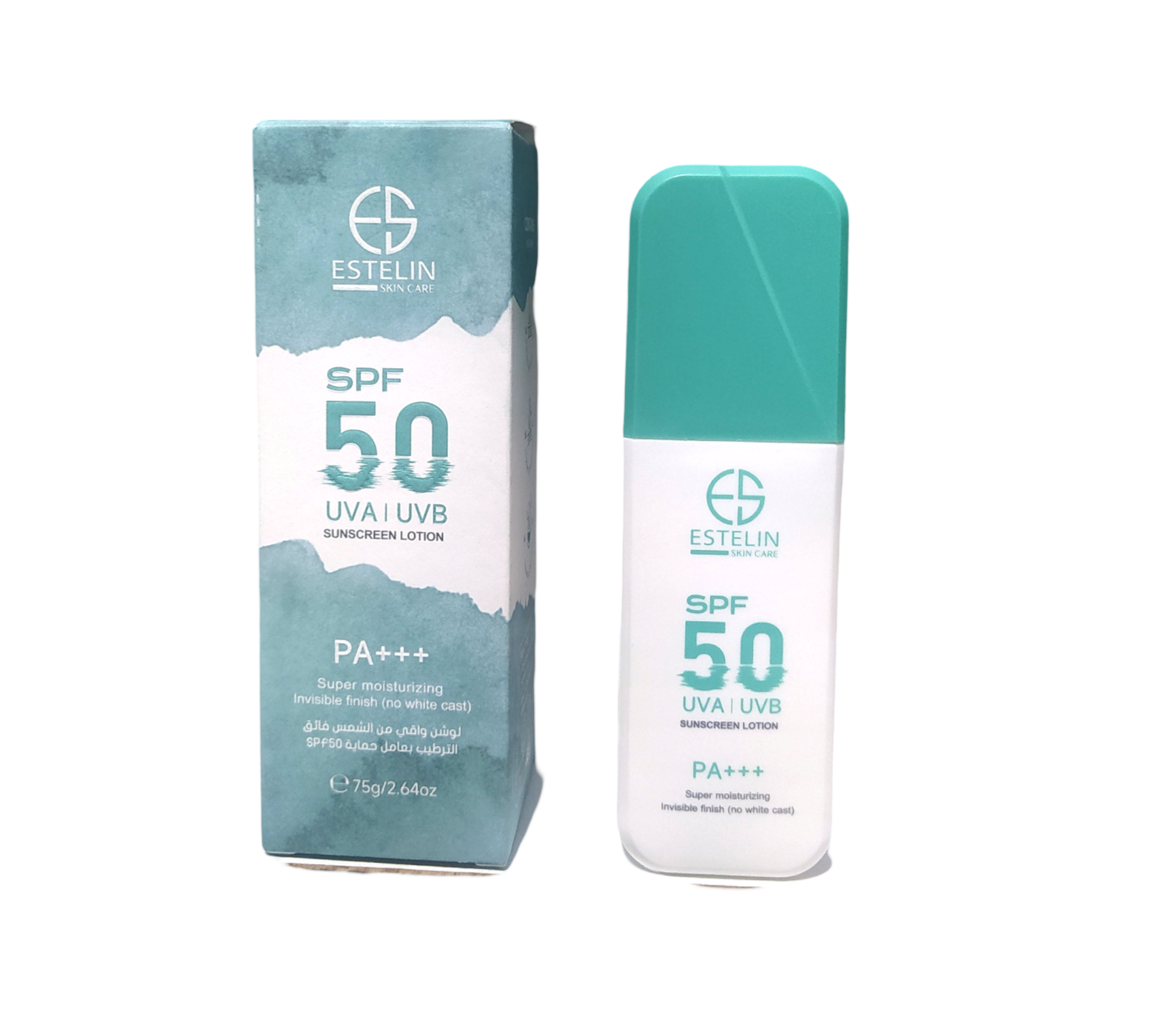 لوسیون ضد آفتاب مرطوبکننده قوی استلین باSPF50 حجم۷۵ گرم اورجینالESTELIN