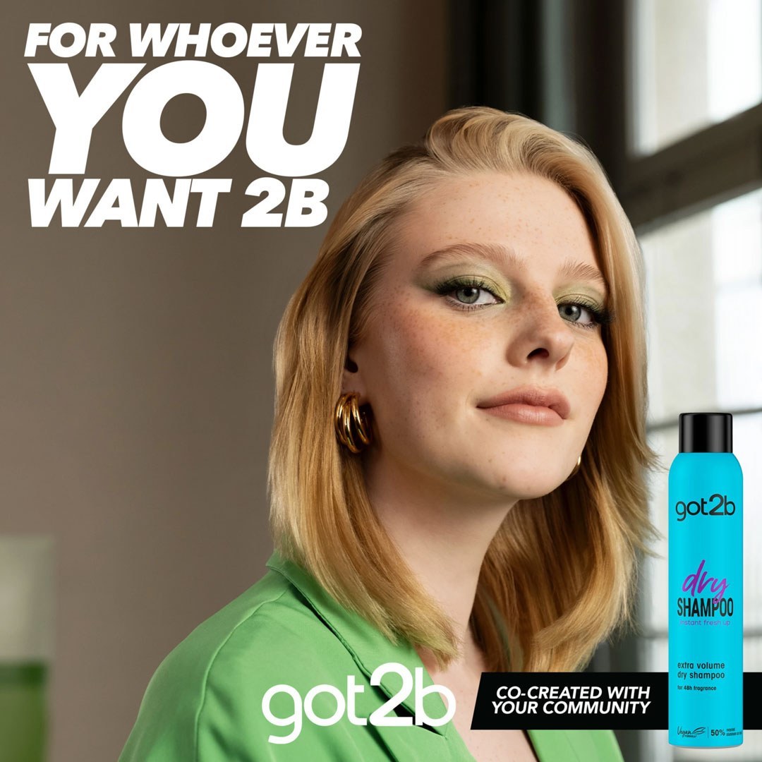 اسپری شامپو خشک گات تو بی مدل اکسترا ولوم Schwarzkopf Got2b Extra Volume Dry Shampoo