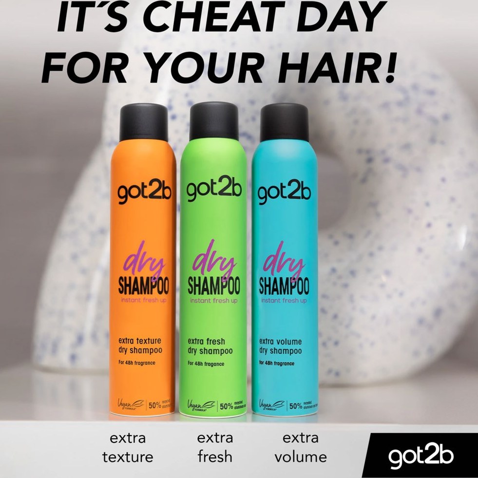 اسپری شامپو خشک گات تو بی مدل اکسترا ولوم Schwarzkopf Got2b Extra Volume Dry Shampoo
