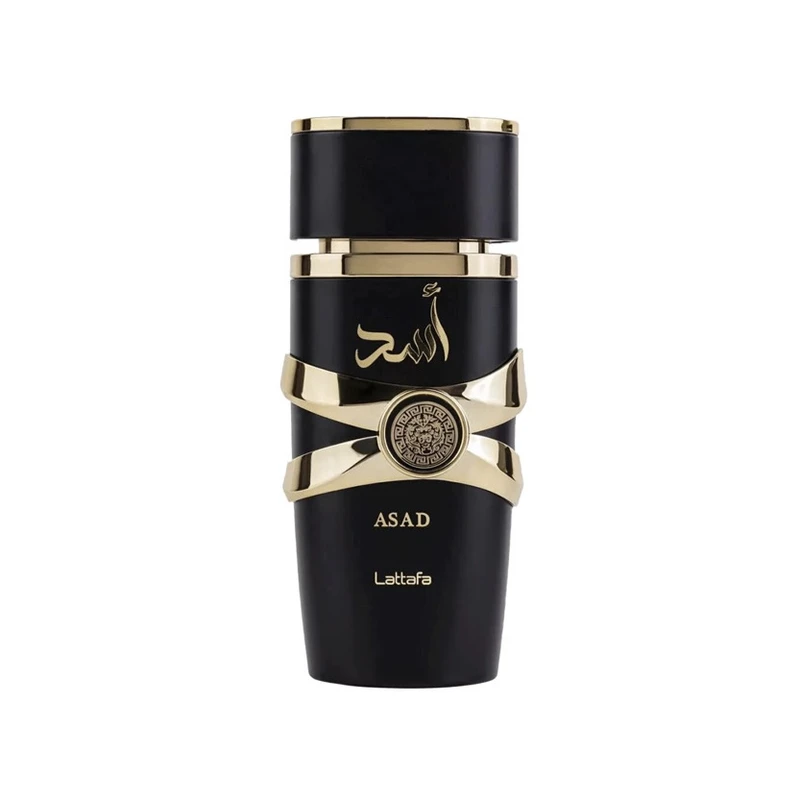 ادوپرفیوم عطر مردانه عربی لطافه مدلASAD|اسد مشکی(سیاه)صد میل(شرکت اصل اماراتی)Lattafa