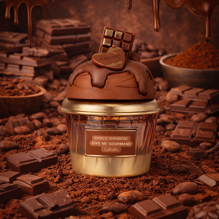 ادکلن بستنی شکلاتی لطافه چوکو اوردوز Lattafa choco overdose give me gourmand 75 میل اماراتی