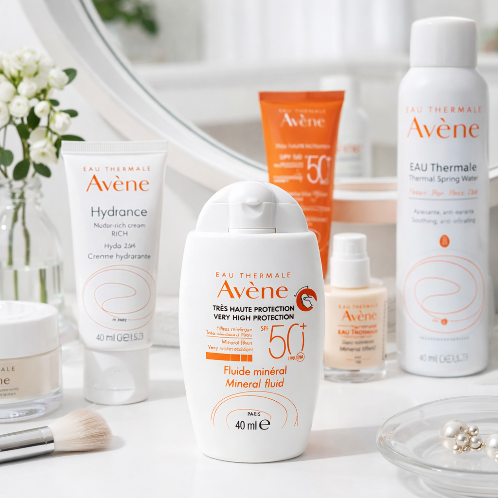 ضدآفتاب اون مینرال و معدنی فاقد چربی صد در صد اورجینالavene چهل میل spf پنجاه ساخت فرانسه mineral fluid