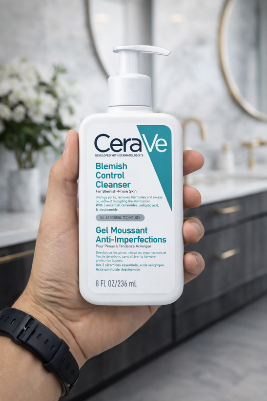 کلینزر(ژل شستشو)سراوی اصل آمریکا۲۳۶ میل بلمیش کنترل کلینزرCeraVe Blemish control cleanser