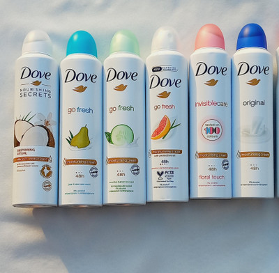 اسپری داو Dove 250ml مدل (nourishing secrets) یاسمن و نارگیل هند