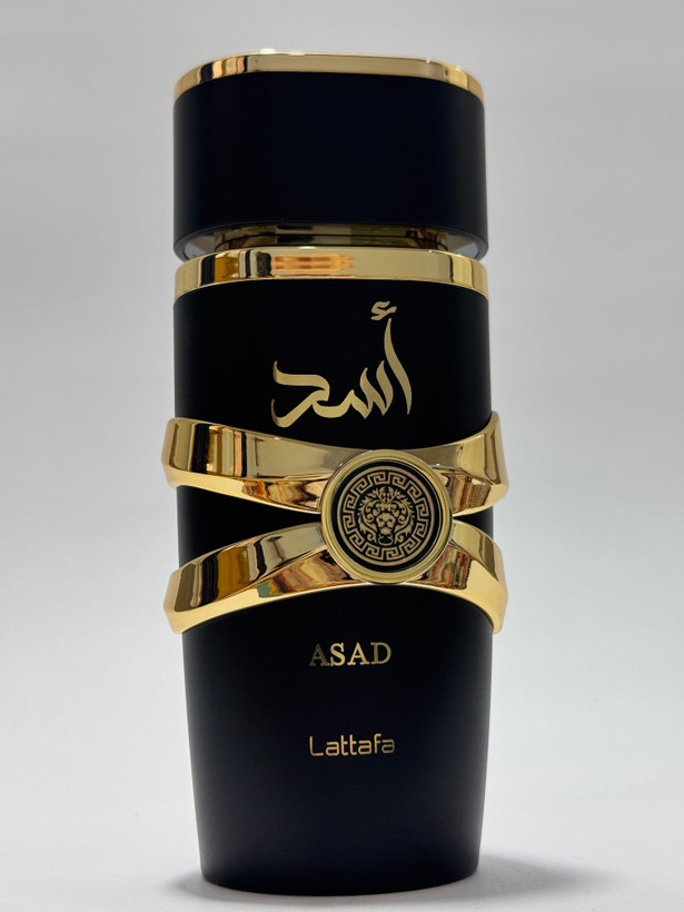 ادوپرفیوم عطر مردانه عربی لطافه مدلASAD|اسد مشکی(سیاه)صد میل(شرکت اصل اماراتی)Lattafa