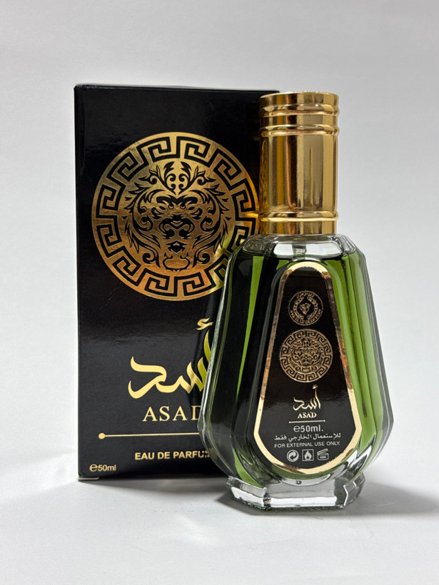 ادوپرفیوم اسد مشکی شرکت ارض زعفران اماراتی پنجاه میل