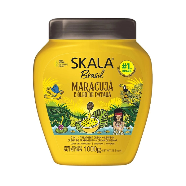 ماسک مو 2 در 1 اسکالا مدل(طرح جدید ورق بزنین) SKALA Brasil Maracujá e Óleo de Patauá