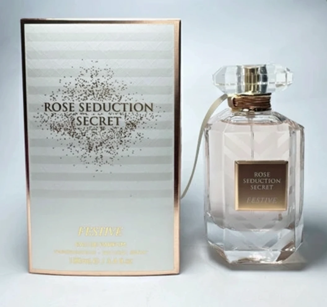 عطر ادوپرفیوم ادکلن رز سدکشن سکرت صدمیل شرکت فراگرانس اصلی Rose seduction secret festive