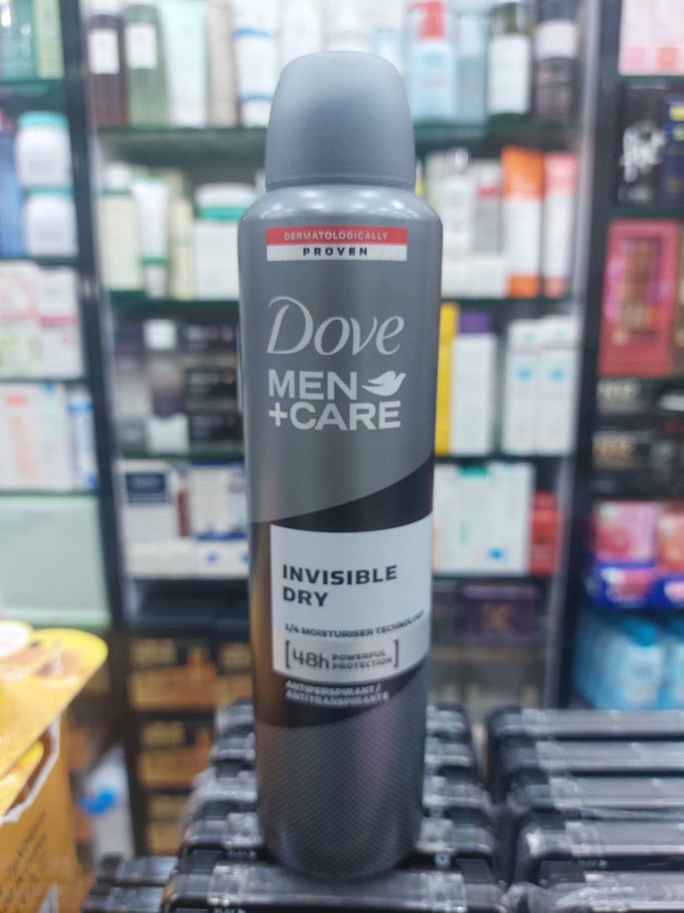اسپری دئودورانت داو Dove مردانه مدل Invisible Dry