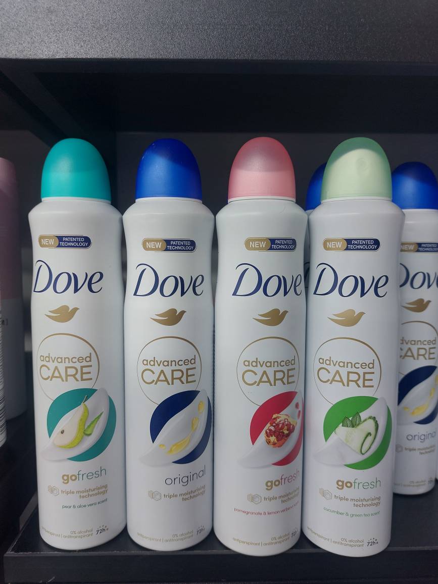 اسپری ضدتعریق و خوشبوکننده بدن داو رایحه گلابی۲50میل Dove
