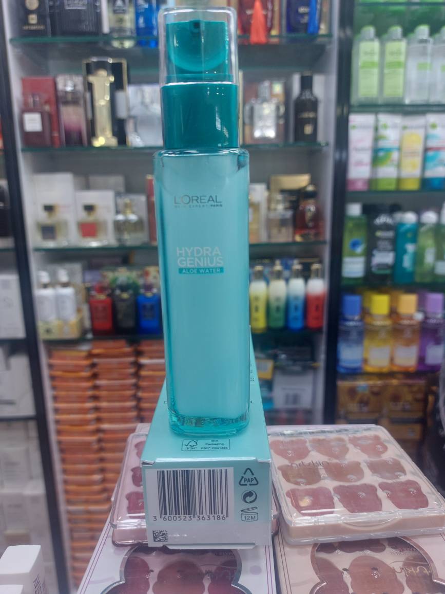 ژل آبرسان لورآل Hydra Genius Aloe Water مناسب پوست نرمال تا مختلط 70 میلیلیتر
