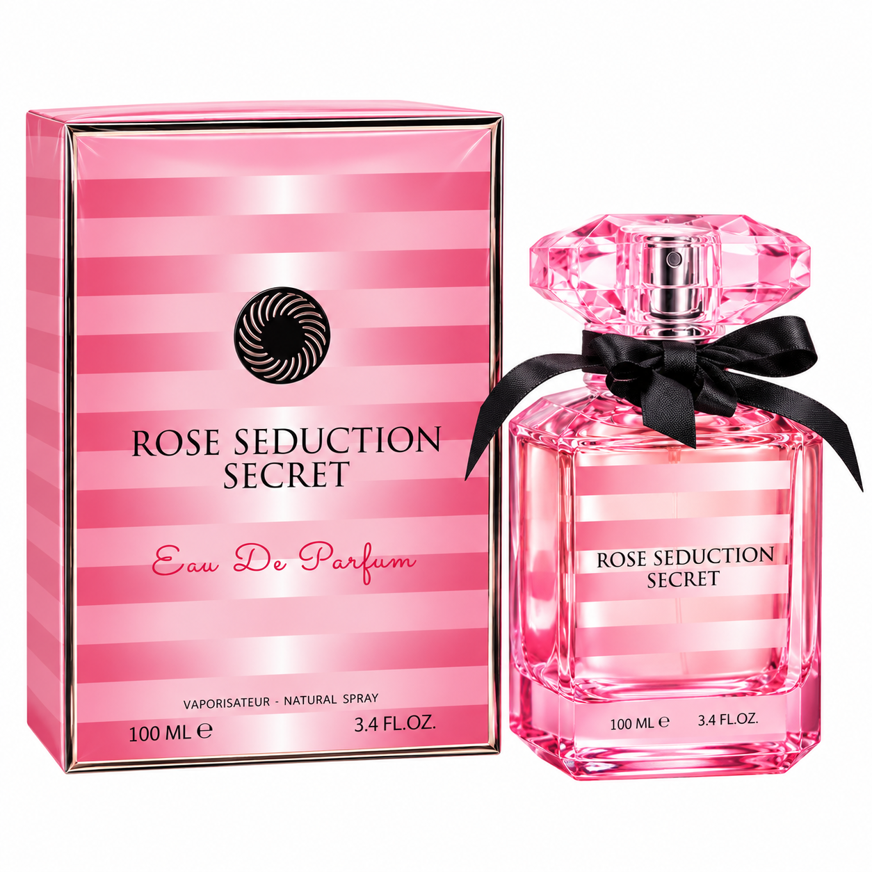 ادوپرفیوم زنانه فراگرنس ورد مدل ROSE SEDUCTION SECRET حجم 100 میلی‌لیتر