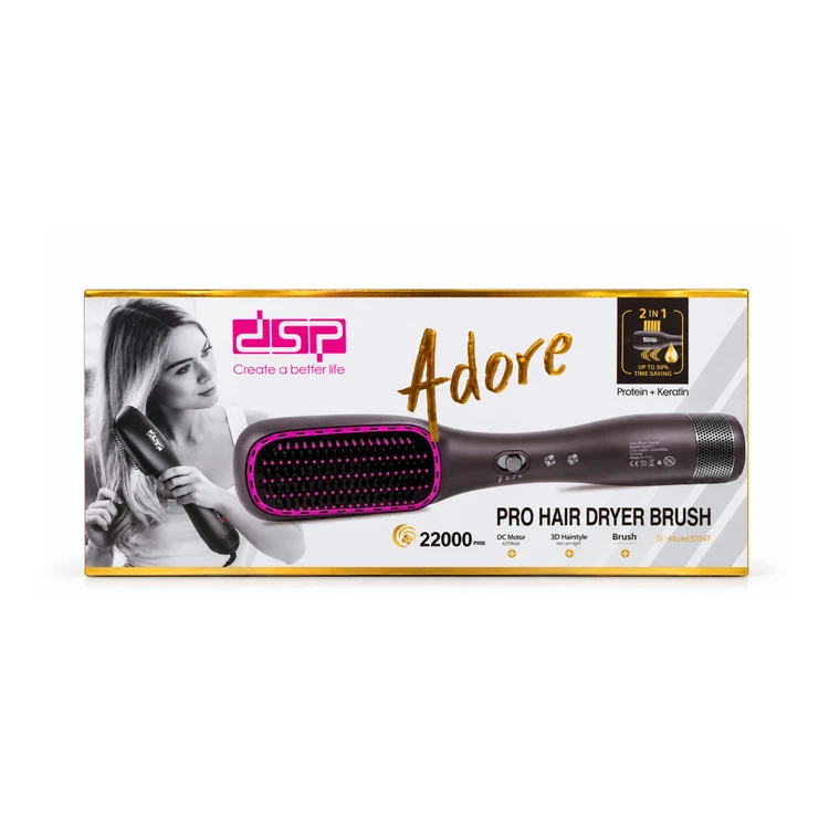 برس سشوار DSP مدل Adore اورجینال براشینگ راحتتر در خانه