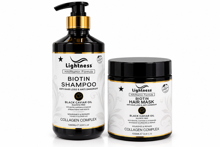 ست شامپووماسک موبدون سولفات لایتنس Lightness مدل BOTOX