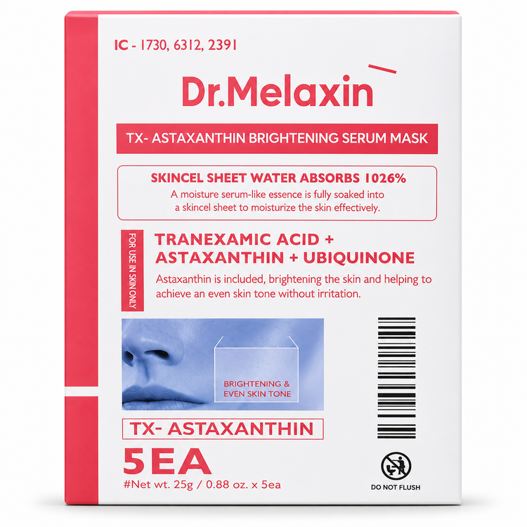 ماسک ورقهای روشنکننده Dr.Melaxin TX-Astaxanthin